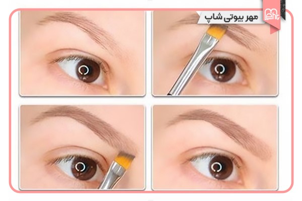پر کردن ابروها با سایه